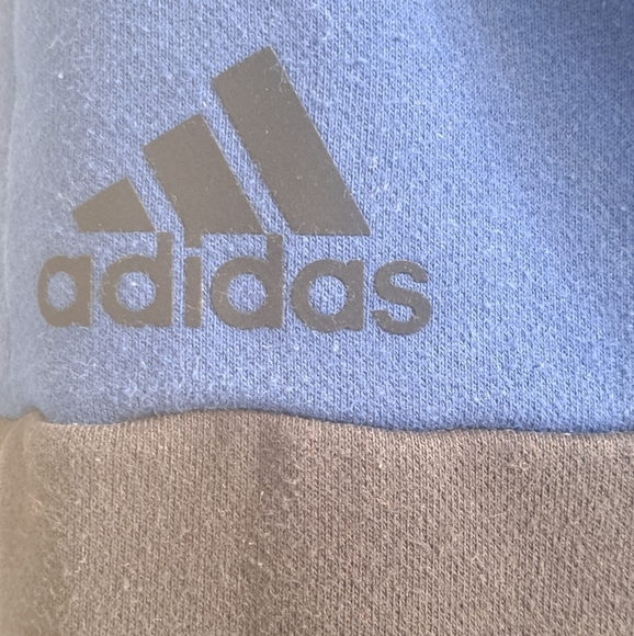 Adidas Men's Colorblock Hooded Sweatshirt  Size M - Picture 3 of 5